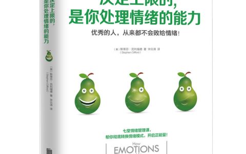 好书推荐：《决定上限的，是你处理情绪的能力》