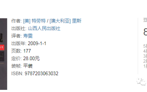 2023年05月08日高分书籍推荐：创新者、22条商规……