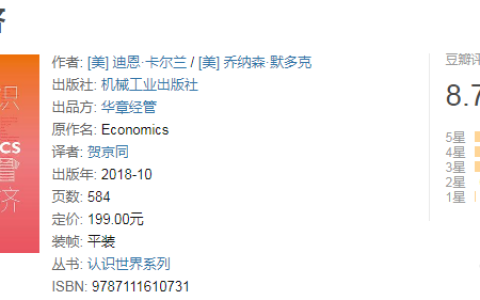 2023年5月14日高分书籍推荐：动荡时代、认识经济等