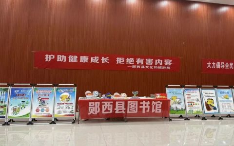 郧西县图书馆开展“扫黄打非”宣传教育进校园活动