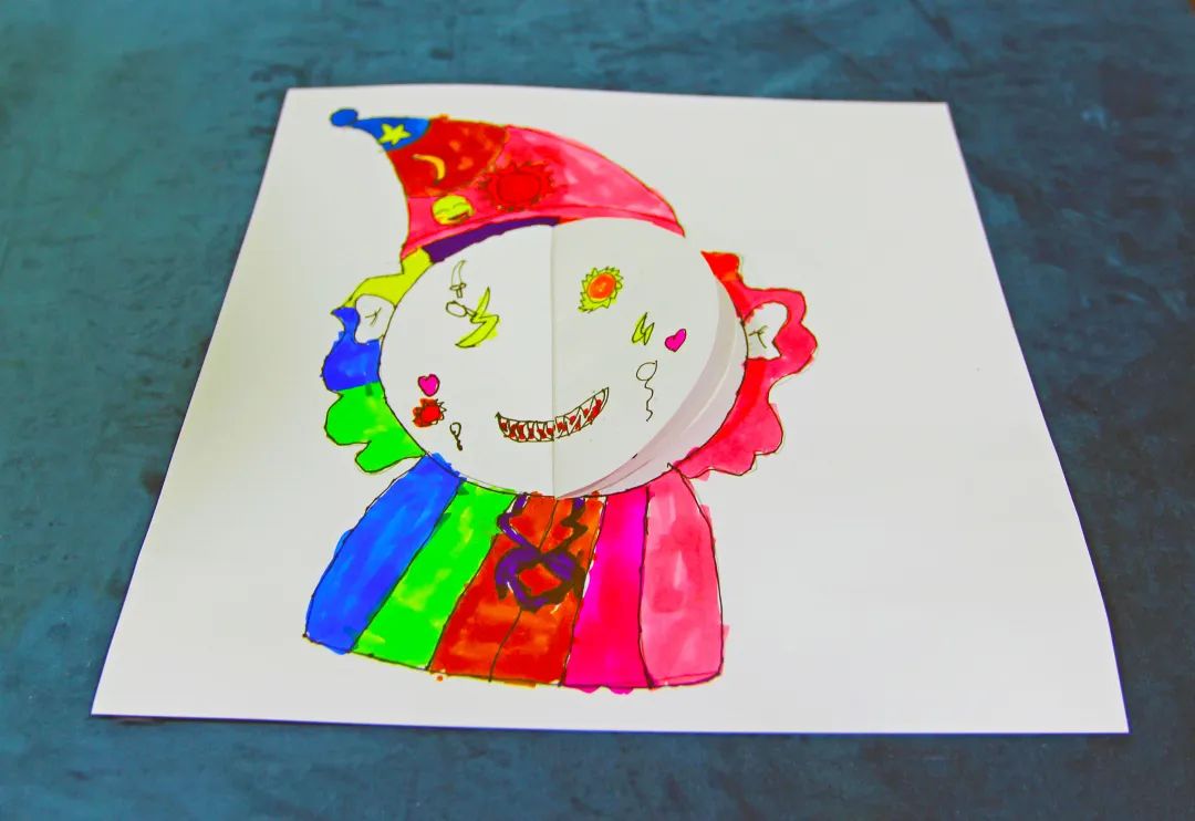 咸宁市图书馆阅满香城之“星光之梦”美术主题系列活动（2023年第三期）：“童趣卡通画-百变的小丑”