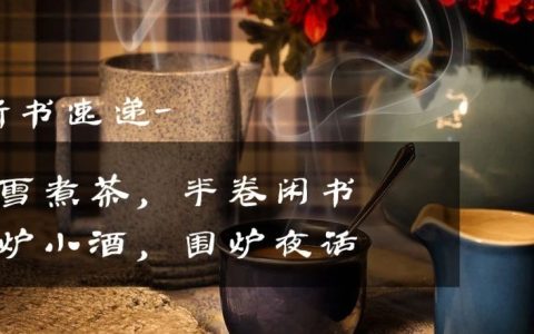 推书网新书速递：烹雪煮茶，半卷闲书，红炉小酒，围炉夜话