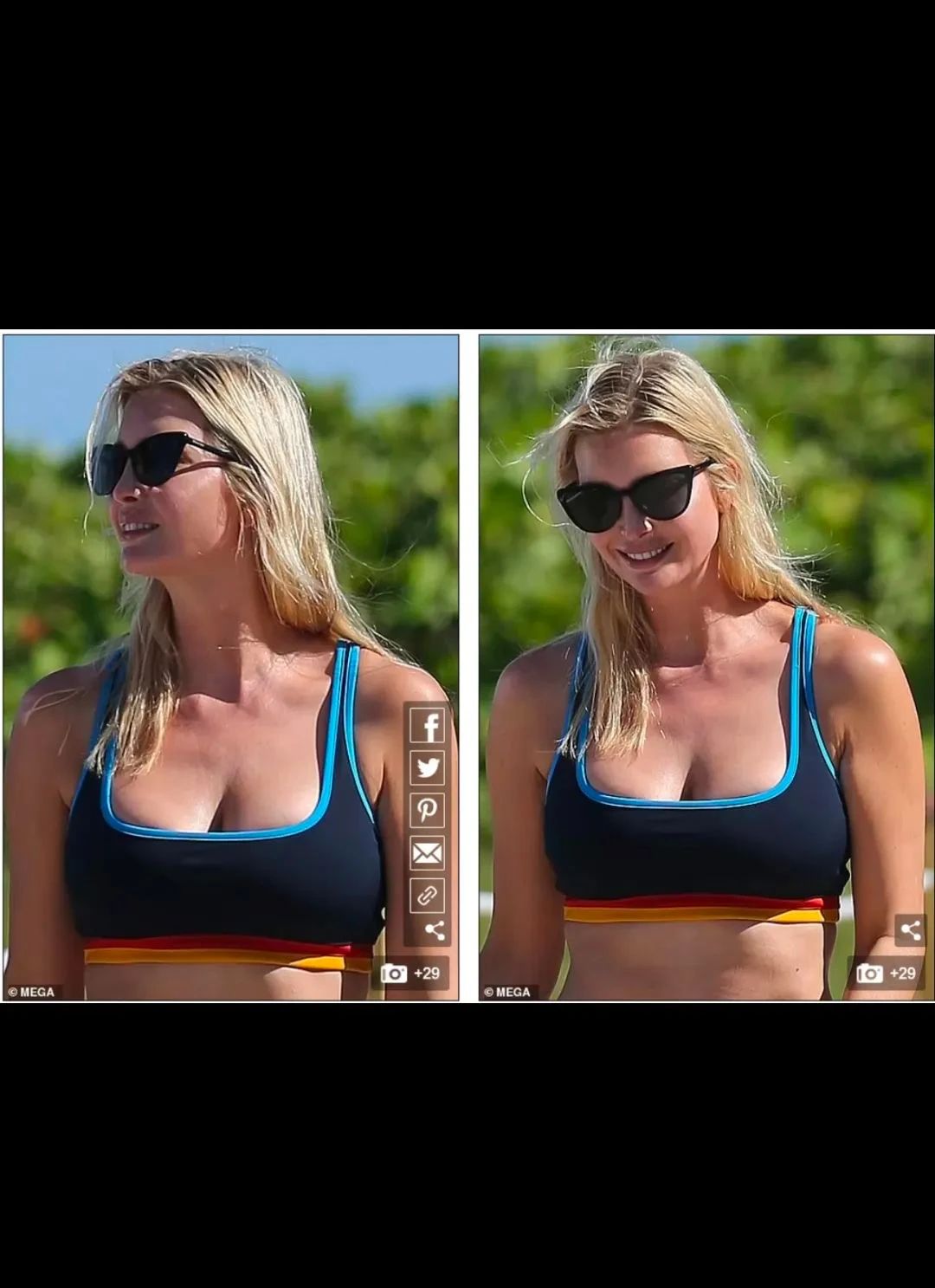 特朗普女儿伊万卡，地球球花沙漏身材，这画面是我能免费看的吗？！