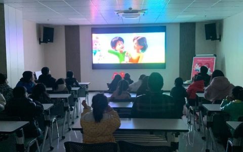 京山市图书馆开展春节电影展播活动