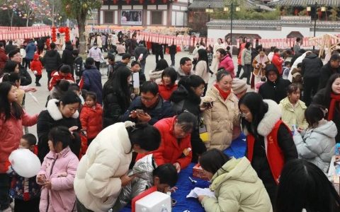 咸安区2025年龙潭里“三元庙会”：非遗贺新春 欢乐闹元宵