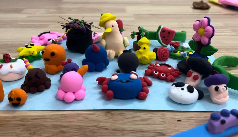 黄州区图书馆暑期公益课堂系列活动：超轻黏土DIY手工欢乐开启