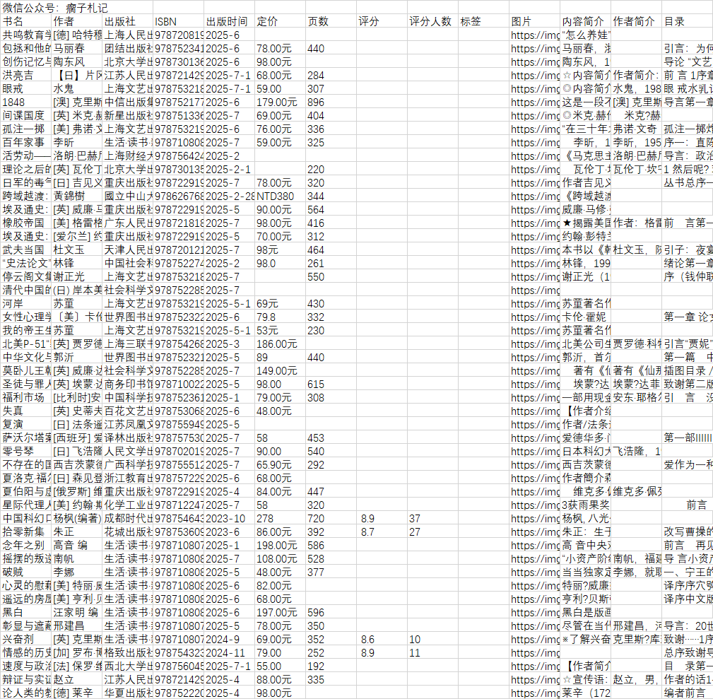 书单来了!新书加经典20250718