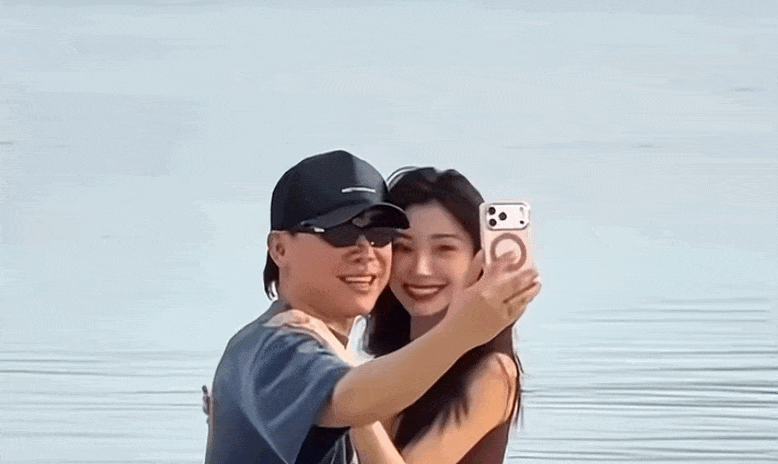 胡彦斌易梦玲海边吻照曝光，网友：一个刚出道的时候，一个刚出生