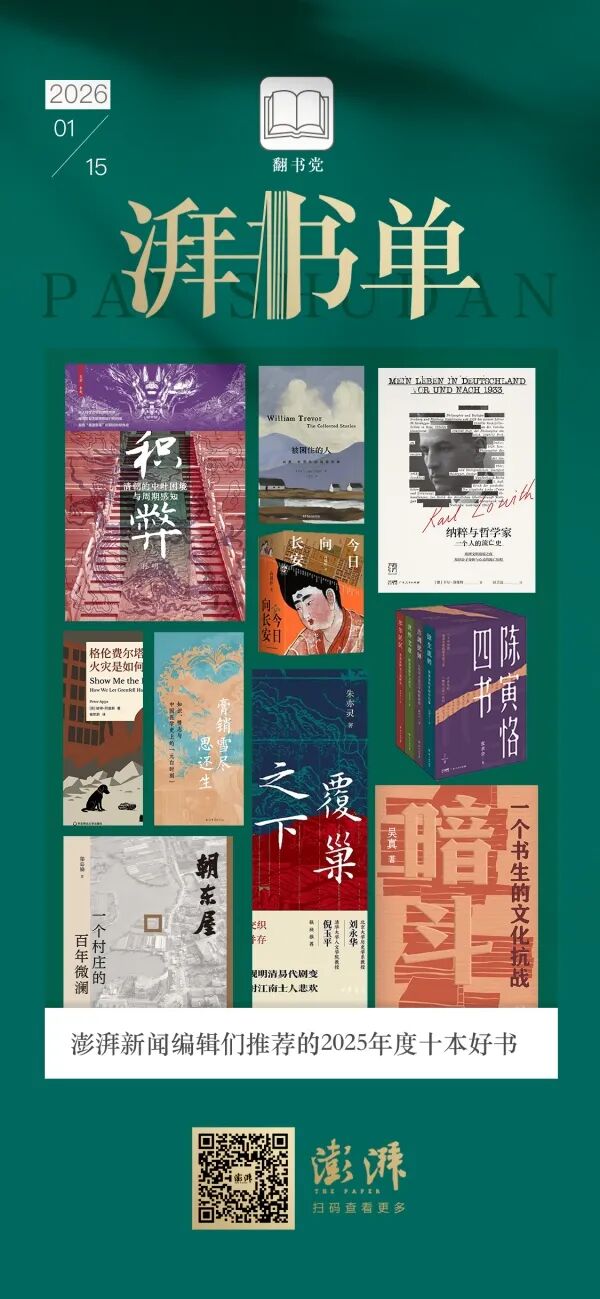 澎湃新闻编辑们推荐的2025年度十本好书